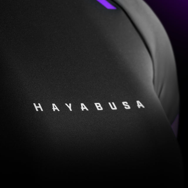 Rashguard Hayabusa Pro Ranked Donna Maniche Lunghe - Viola