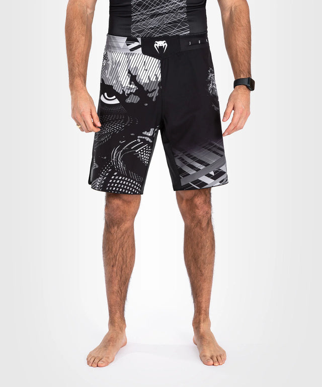 Shorts de MMA Venum Gorilla Jungle – Noir/Blanc