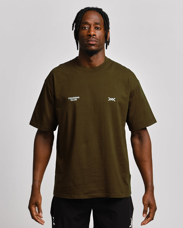 Caged T-Shirt Training Club - Caqui Verde