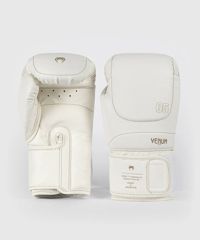 Luvas de boxe Venum Impact Evo Scales – Branco Marfim