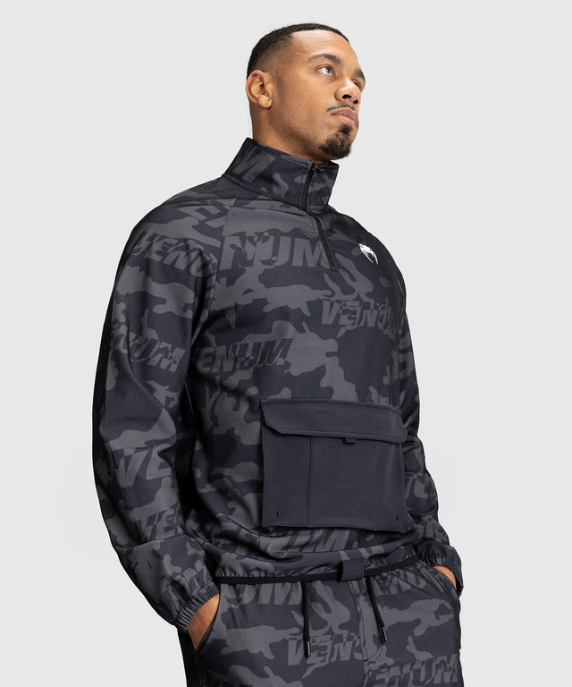 Veste d'entraînement Venum Trooper – Noir/Gris foncé