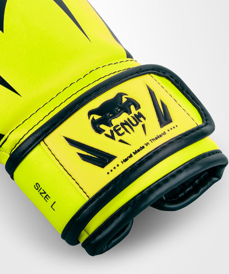 Mănuși de box Venum Elite Copii – Galben Neon