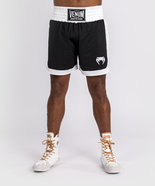 Pantaloni scurți de box Venum Classic – Negru/Alb
