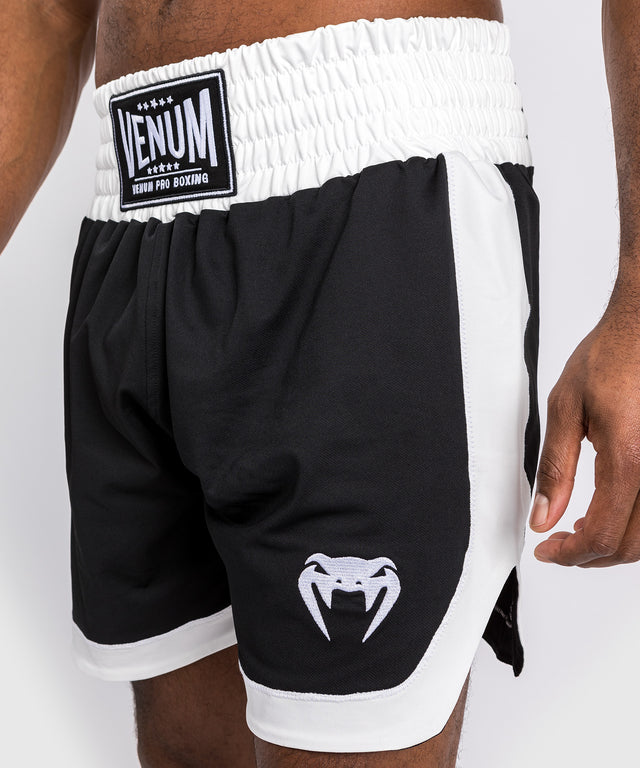 Pantaloni scurți de box Venum Classic – Negru/Alb