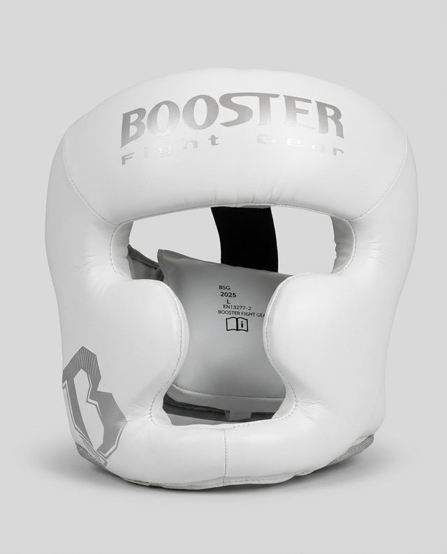 Booster Headguard BHG2 - White/Silver
