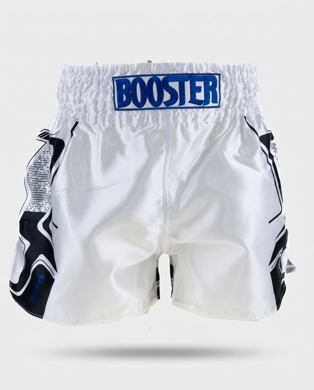 Booster Muay Thai shorts BFG Ignite - Hvid/Blå/Sort
