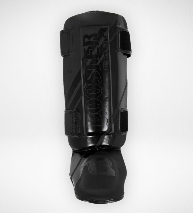 Tibiere Booster Thai Striker V2 – Negru/Negru