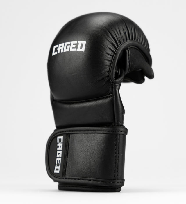 Luvas de sparring MMA Caged X Series – Preto/Branco