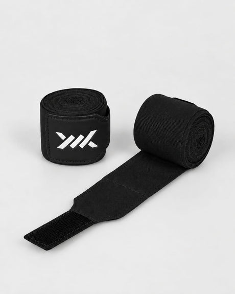 Ligaduras de boxe Caged Essential – Preto (inclui saco de lavagem)