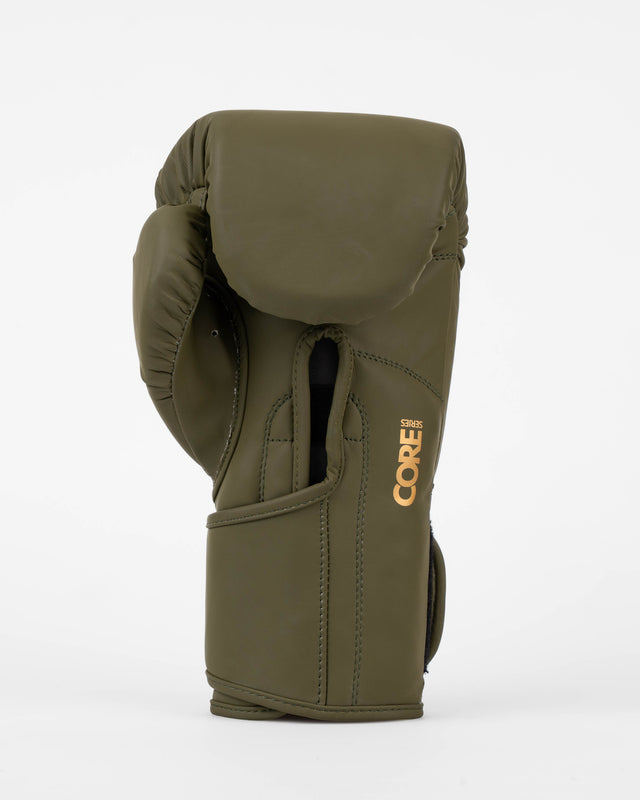 Luvas de boxe Caged Core – Caqui/Ouro