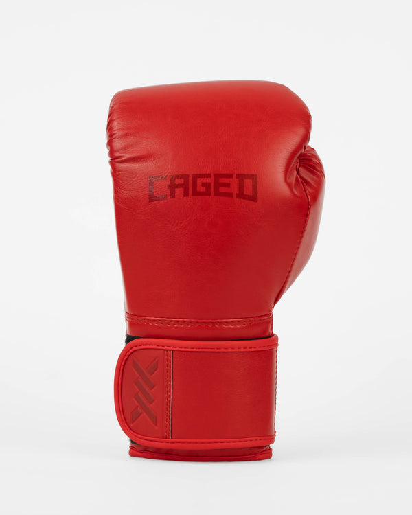 Caged Core Boxhandschuhe – Rot/Rot