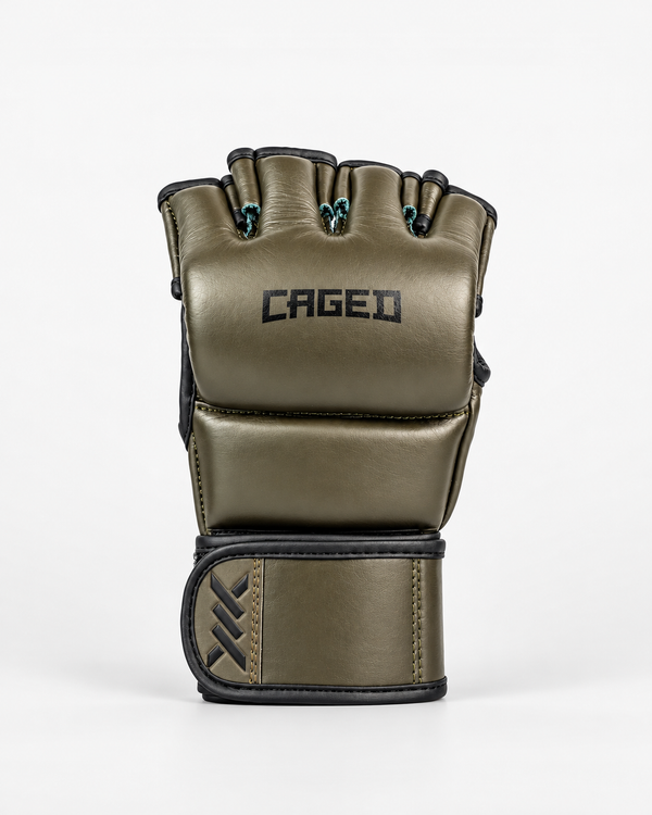 Guantes de MMA Caged 'X' Series – Caqui/Negro
