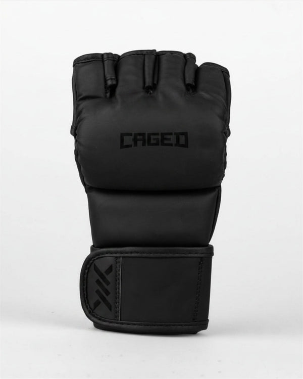Guanti MMA Caged Shadow – Nero opaco