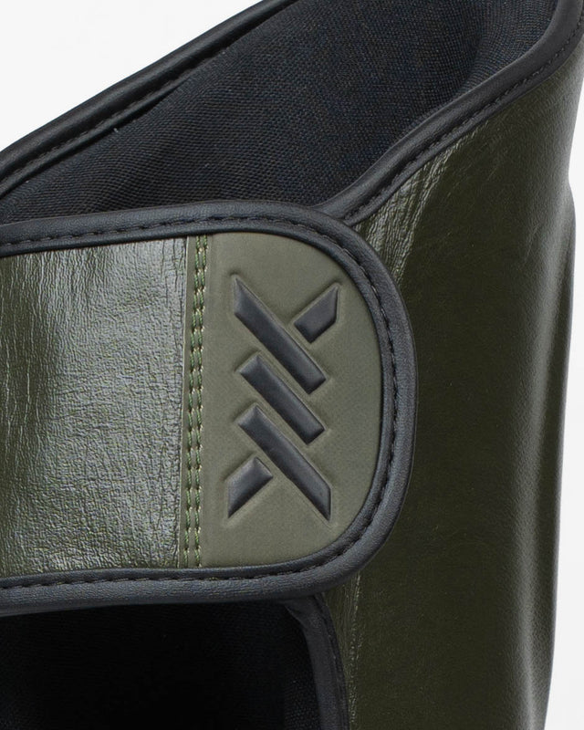 Espinilleras Caged 'X' Series – Caqui/Negro