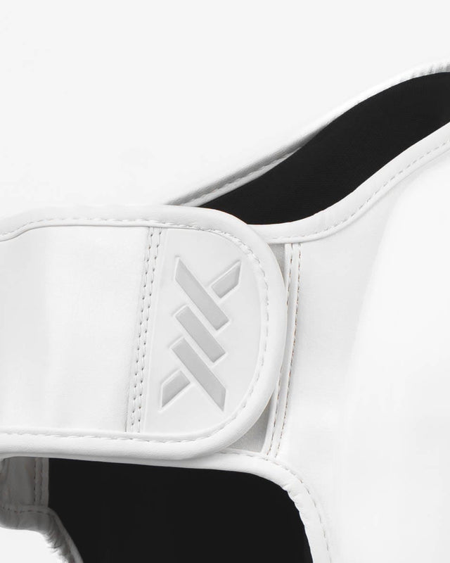 Caged Shadow Shin Guards - White/White