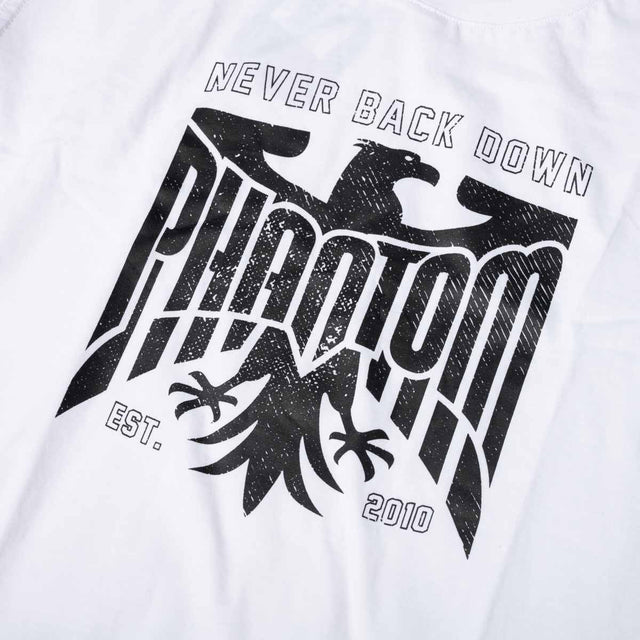 Tricou Phantom Athletics Germany Never Back Down – Alb
