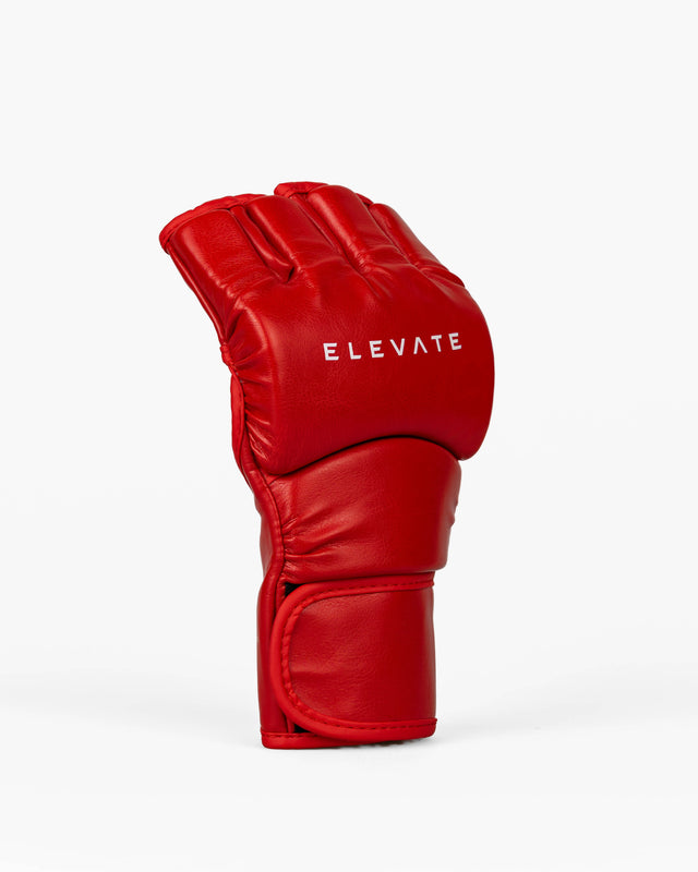 Gants de MMA Elevate Prime – Rouge/Blanc
