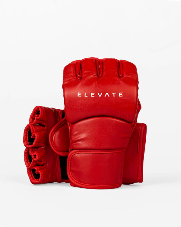 Mănuși MMA Elevate Prime – Roșu/Alb
