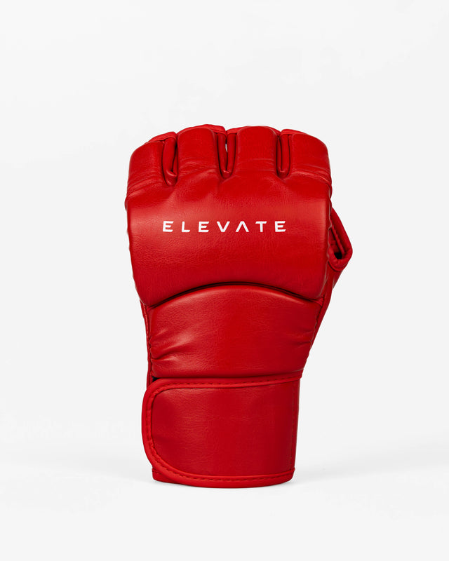 Gants de MMA Elevate Prime – Rouge/Blanc