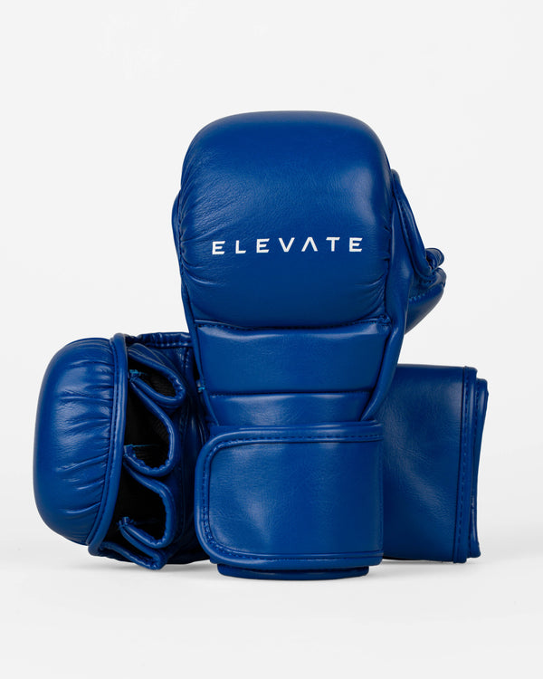 Luvas de sparring MMA Elevate Prime – Azul/Branco