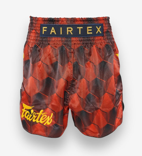 Fairtex Muay Thai-shorts FXB – Röd