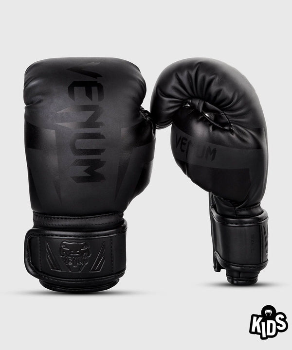 Venum Boxhandschuhe Elite Kinder – Schwarz