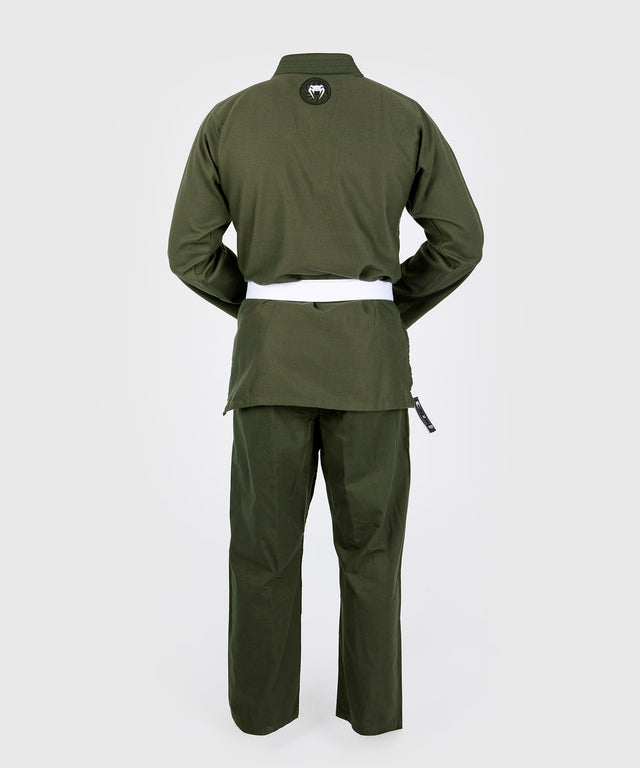 BJJ kimono Venum First – Khaki Zelená – včetně bílé pásky