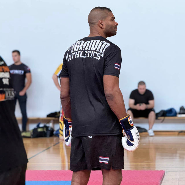 Muay Thai trenky Phantom Athletics EVO – Černé/Šedé