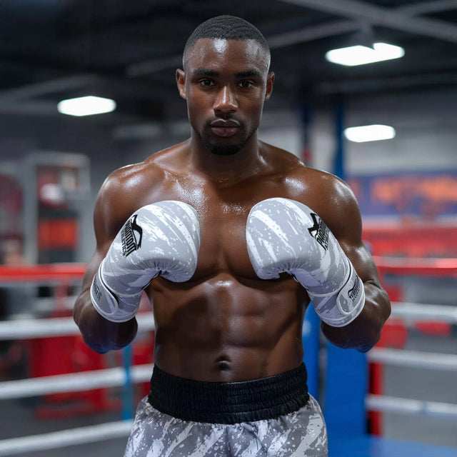 Guantoni da boxe Phantom Athletics Camo Tiger – Bianco