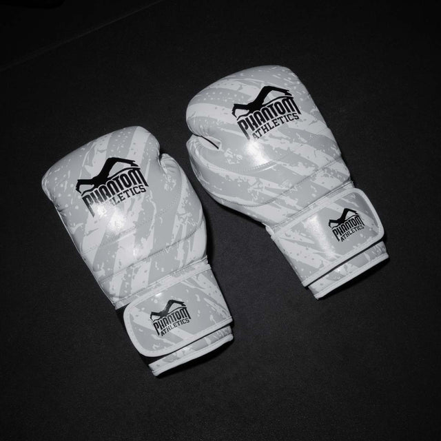 Guantoni da boxe Phantom Athletics Camo Tiger – Bianco