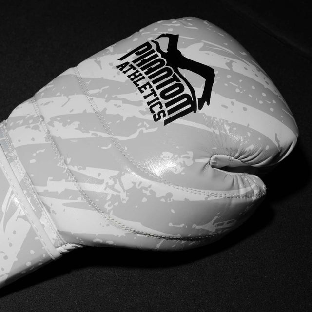 Guantoni da boxe Phantom Athletics Camo Tiger – Bianco