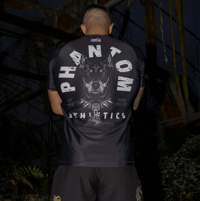 Rashguard Phantom Athletics EVO Dobermann – Negru