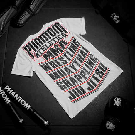 Triko Phantom Athletics EVO MMA Sports – Bílé