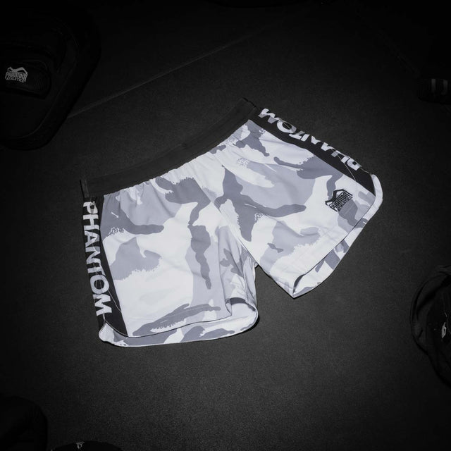 Pantaloncini MMA Phantom Athletics Fusion-R – Whiteout