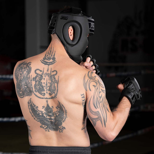 Casco da boxe Phantom Athletics Apex Full Face – Nero