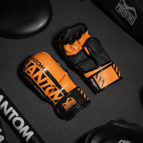 Mănuși MMA Phantom Athletics APEX – Portocaliu Neon