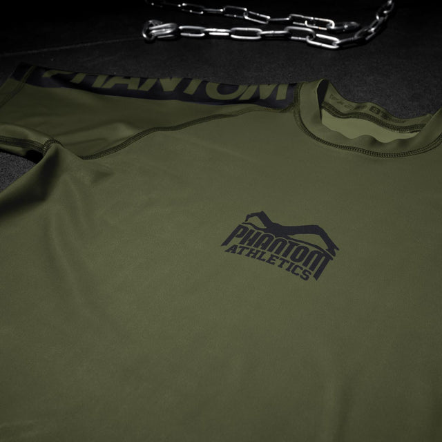 Rashguard Phantom Athletics EVO Apex Mangas Curtas - Army