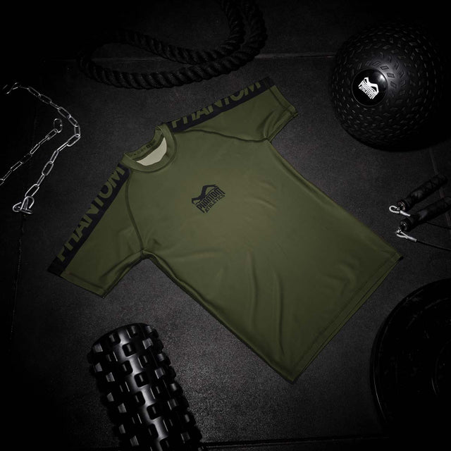 Rashguard Phantom Athletics EVO Apex Mangas Curtas - Army
