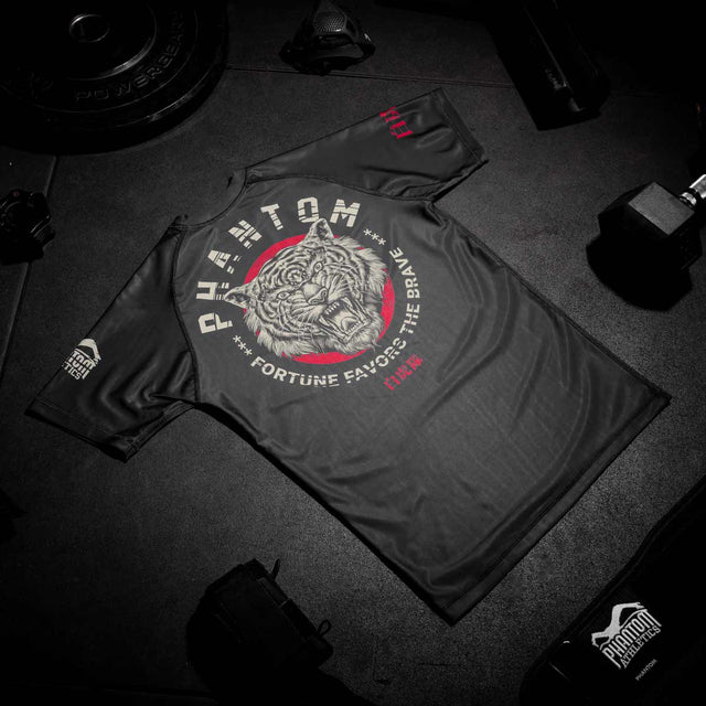Phantom Athletics Rashguard EVO Tiger Unit – Schwarz