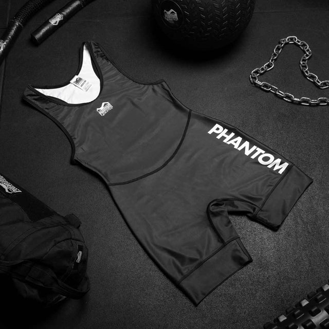 Singlet da lotta Phantom Athletics Apex – Nero