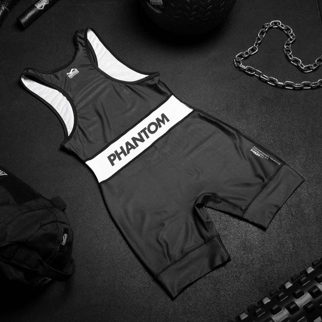 Singlet da lotta Phantom Athletics Apex – Nero