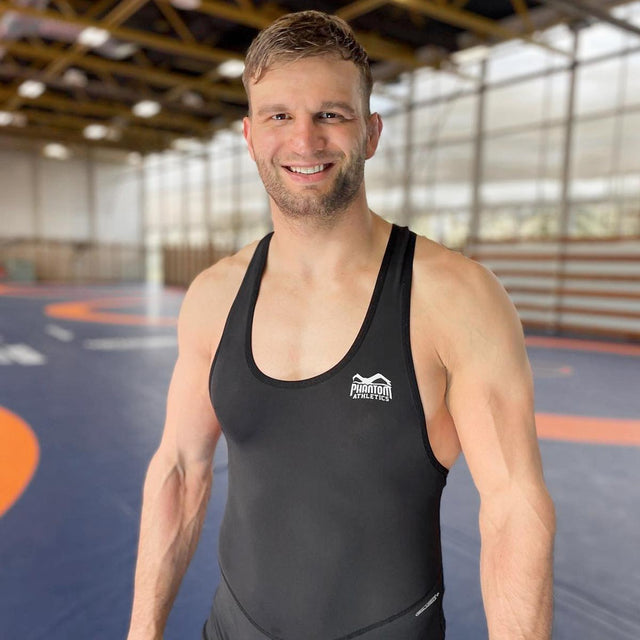 Singlet da lotta Phantom Athletics Apex – Nero