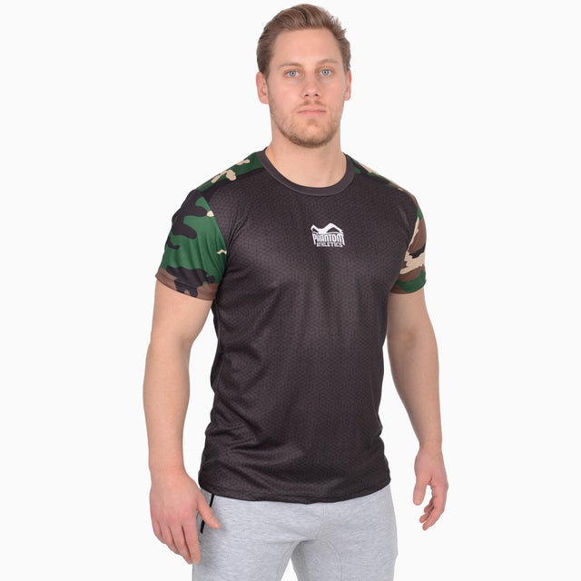 Phantom Athletics Trainingsshirt EVO Camo – Woodland