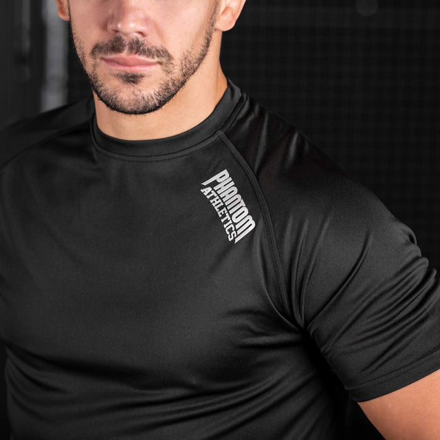 T-shirt Phantom Athletics Tactic Manga Curta – Preto