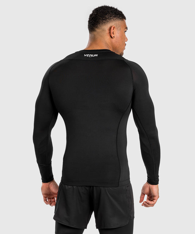 Venum Rashguard Attack Lange Ärmel – Schwarz/Grau