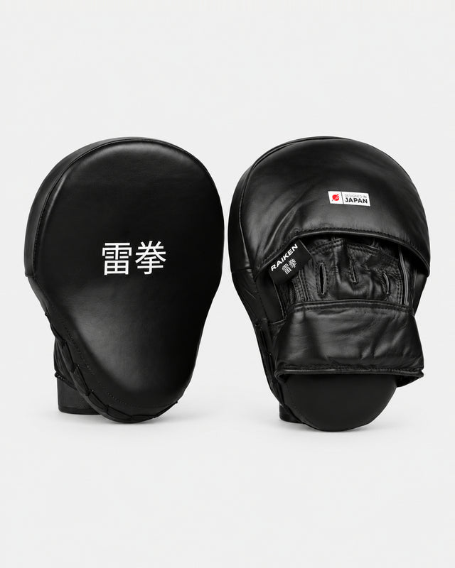 Raiken Leather Focus Mitts KIBA – Black