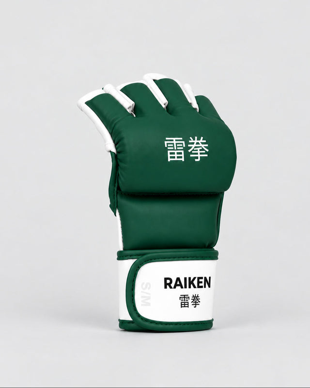 Raiken MMA-handskar KAZE – Grön/Vit