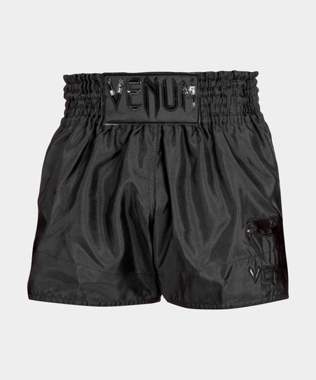 Pantaloni scurți de kickboxing Venum Classic – Negru/Negru