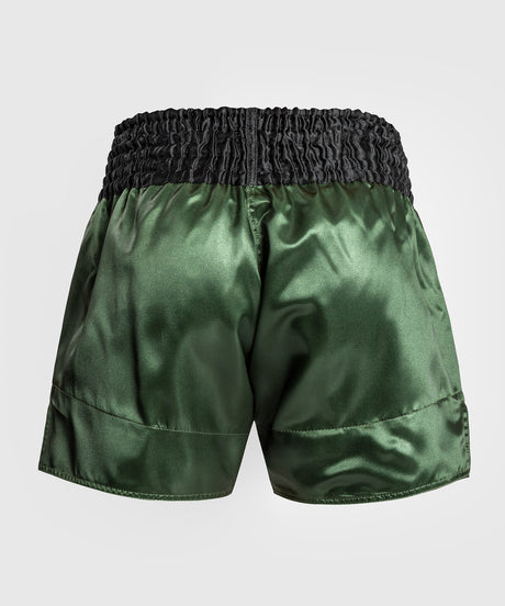 Venum Muay-Thai-Shorts Classic 2.0 – Grün/Schwarz/Gold