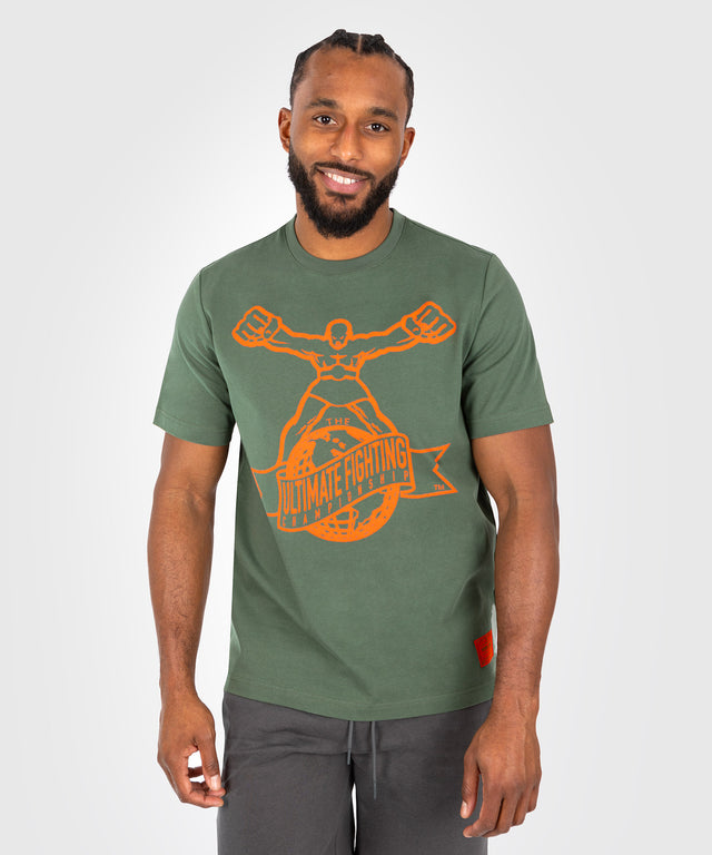 Venum UFC T-Shirt Ulti-Man - Caqui Verde/Laranja